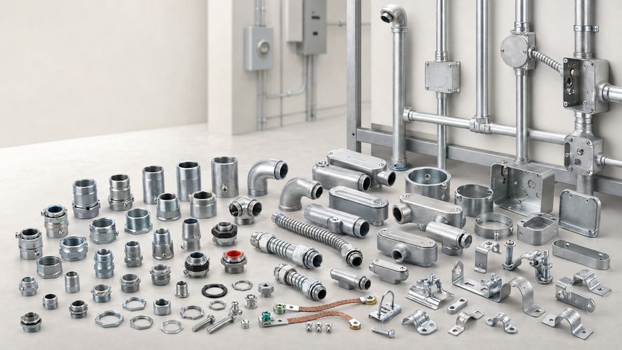Metallic conduit accessories